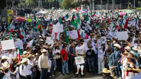 Marcha de la Generación Z en la CDMX.