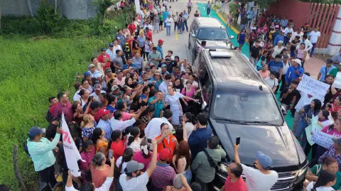 La presidenta Sheinbaum de gira por Jonuta, Tabasco.