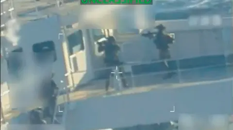 Incautación de un buque con petróleo venezolano.