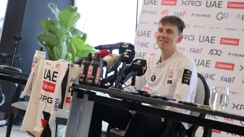 El ciclista esloveno Tadej Pogacar.