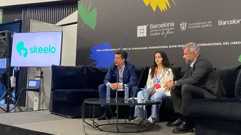 Presentación de Skeelo en la Fil de Guadalajara.