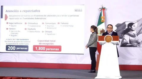 La secretaria de Gobernación, Rosa Icela Rodríguez explicó que del total de repatriaciones 116,156 se realizaron vía terrestre y 29,381, aérea.

Para más información del tema, visita: https://www.eleconomista.com.mx/politica/han-sido-deportados-145-537-mexicanos-inicio-actual-administracion-trump-segob-20251218-791902.html

¡Síguenos en nuestras redes sociales para mantenerte informado!

Twitter: https://twitter.com/eleconomista 
Facebook: https://www.facebook.com/ElEconomista.mx
Instagram: https://www.instagram.com/eleconomistamx
LinkedIn: https://www.linkedin.com/company/el-economista/

#ElEconomista #EETV