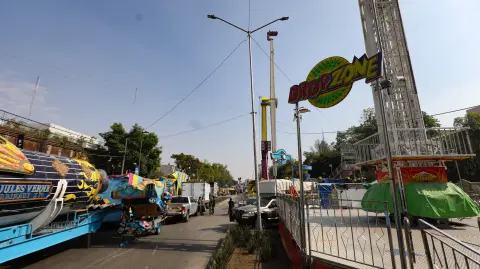 Romería Navideña en las inmediaciones de la Alameda Central