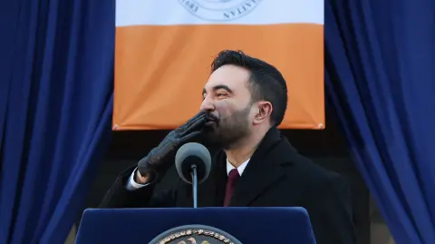 Zohran Mamdani, alcalde demócrata de Nueva York.