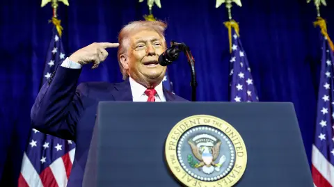 Donald Trump, presidente de Estados Unidos.