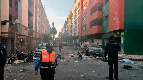 Explosión de gas en la alcaldía Coyoacán.