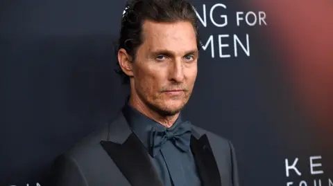 (FILES) US actor Matthew McConaughey attends the 2024 Kering Foundation's Caring for Women dinner at The Pool in New York City on September 9, 2024. US actor Matthew McConaughey has filed recordings of his image and voice with US patent authorities to protect them from unauthorized usage by artificial intelligence platforms, a representative said on January 14, 2026. (Photo by Andrea RENAULT / AFP)