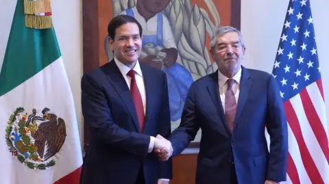 Marco Rubio y Juan Ramón de la Fuente.