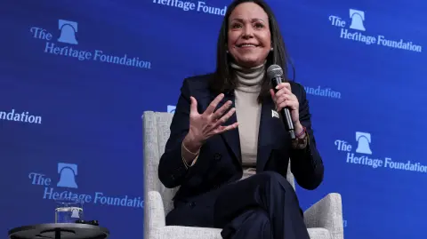 Machado destacó que la prioridad del proceso es liberar presos políticos y que Trump dirige las acciones políticas en Venezuela.