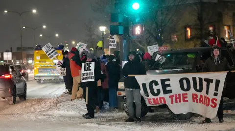 Protestas contra ICE.