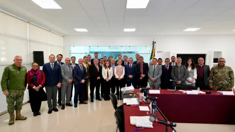 La presidenta de México, Claudia Sheinbaum, se reunió con empresarios de Puebla.