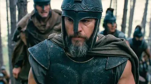 Matt Damon en un fotograma de la Odisea.