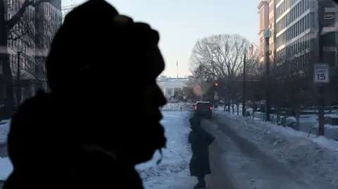 Tormenta invernal en Estados Unidos.
