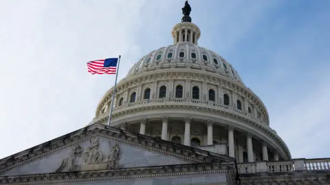 El Capitolio de Estados Unidos en Washington, DC.