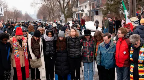Protestas en Minneapolis.