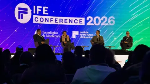 Fernanda Llergo participó en el IFE Conference 2026. Carlos Curiel