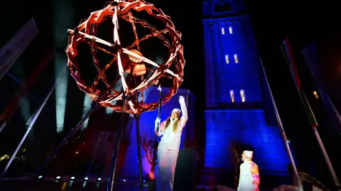 Inauguración de los Juegos Olímpicos de Invierno.