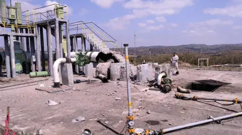 Personal de la Secretaría de Marina y de Pemex acordonaron el área y activaron los protocolos de atención a emergencias