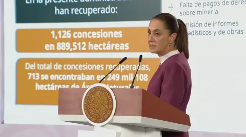 El Gobierno de México ha recuperado más de 1,000 concesiones mineras que no cumplían con la ley o que eran utilizadas con fines meramente especulativos.

Para más información del tema, visita: https://www.eleconomista.com.mx/politica/gobierno-recupera-1-100-concesiones-mineras-falta-pagos-especulacion-20260212-799568.html 

Twitter: https://twitter.com/eleconomista 
Sitio web: https://www.eleconomista.com.mx/ 
Facebook: https://www.facebook.com/ElEconomista.mx 
Instagram: https://www.instagram.com/eleconomistamx

#ElEconomista #EETV