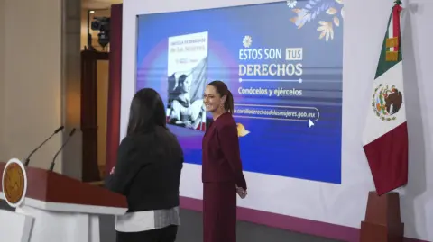 La presidenta Claudia Sheinbaum.