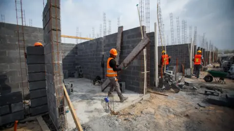 Construcción de vivienda del Fovissste