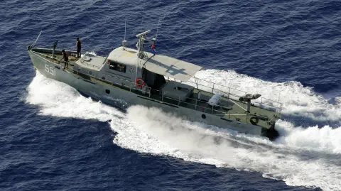 Imagen ilustrativa de guardacostas cubanos.