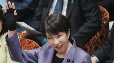 La primera ministra de Japón, Sanae Takaichi.