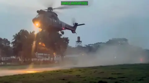 Operativo de Ecuador contra el narcotráfico con apoyo de Estados Unidos.