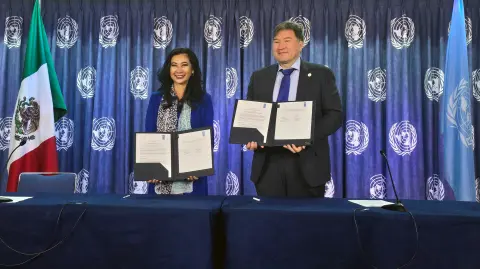 El Programa de las Naciones Unidas para el Desarrollo (PNUD) en México y la Asociación de Diplomáticos de México (AMCOSAD) anunciaron una nueva colaboración.