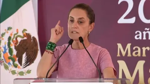 Claudia Sheinbaum, presidenta de México.