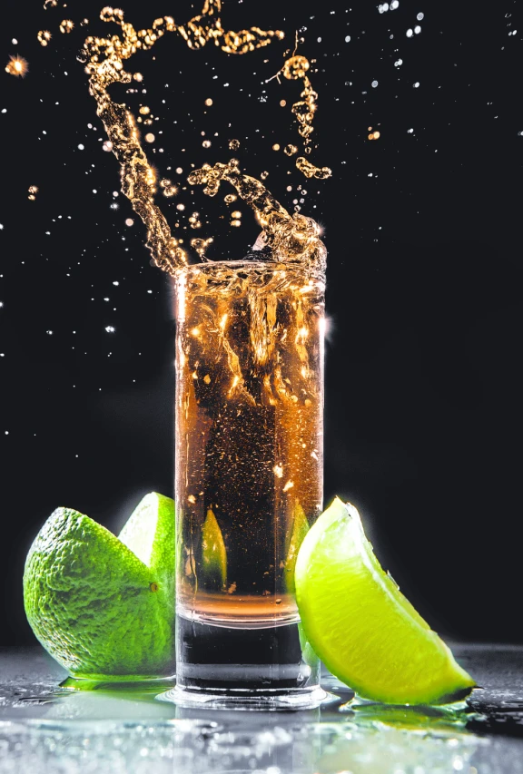 Caballito de tequila.