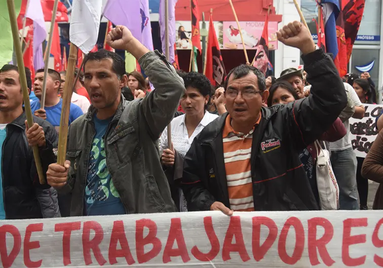 El mundo marcha por el Día Internacional del Trabajo