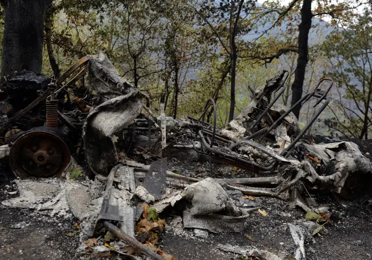 Desolación tras ola de incendios en Portugal