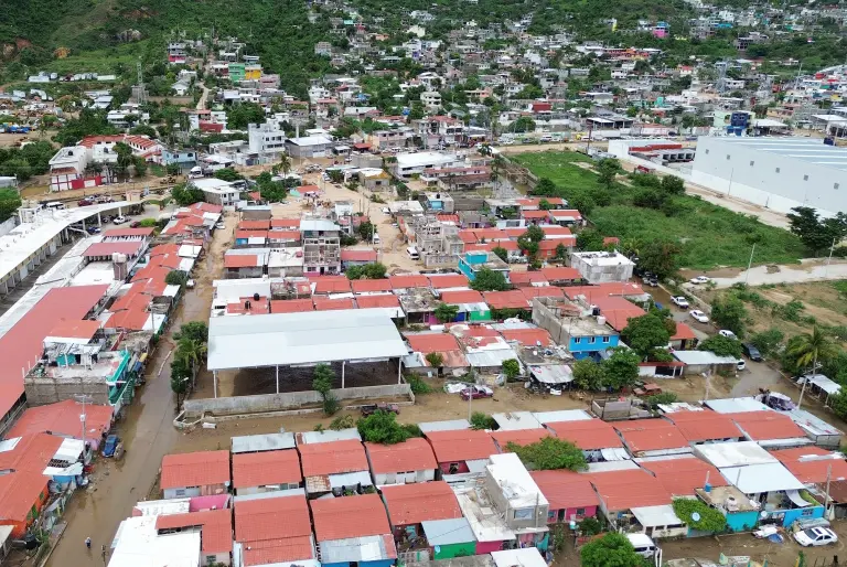 Afectaciones del huracán John en Acapulco, Guerrero.