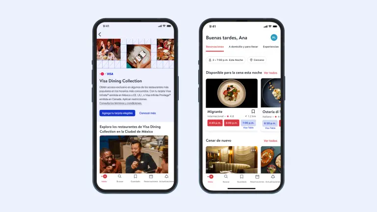 Aplicación de OpenTable