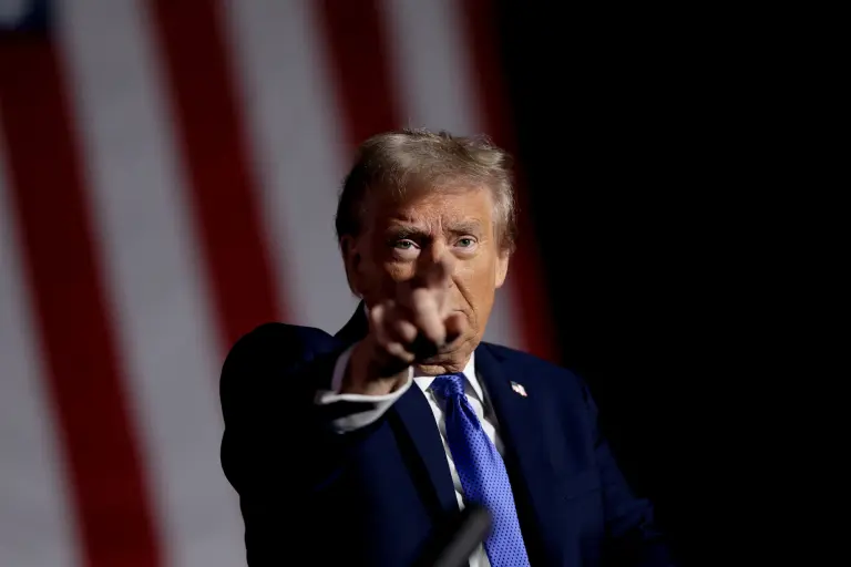 El candidato presidencial republicano, expresidente de Estados Unidos Donald Trump