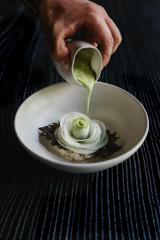 Una muestra del postre en Valle