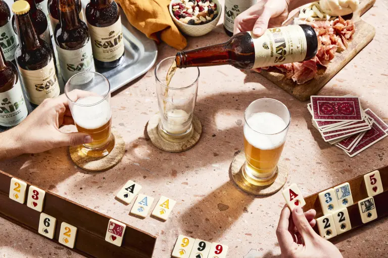 Sans, la cerveza sin alcohol.