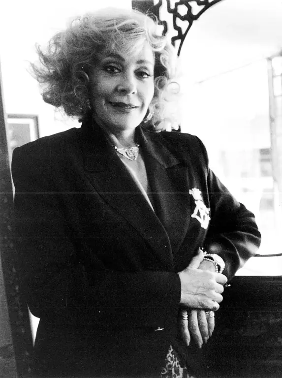 Silvia Pinal, actriz mexicana.