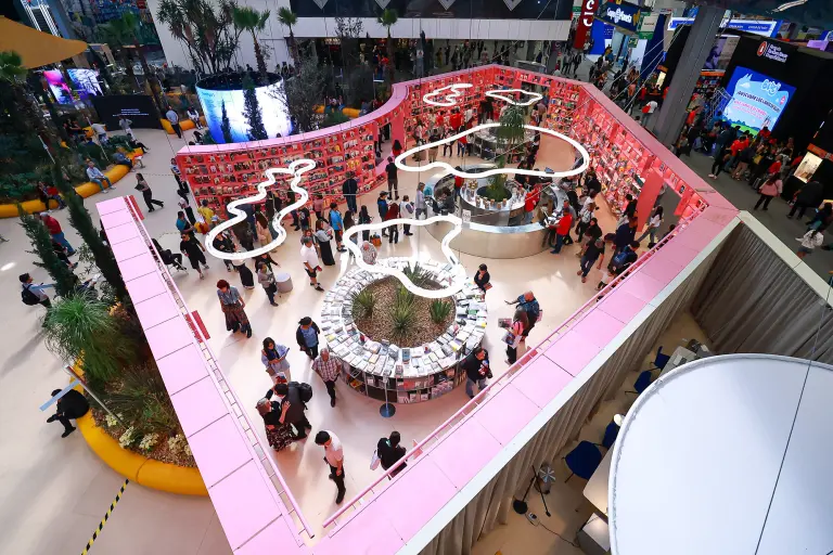 Pabellón España en la Feria Internacional del Libro de Guadalajara.