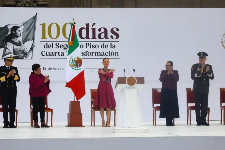 La presidenta Claudia Sheinbaum presentó este domingo su informe de los primeros 100 días de su gobierno.