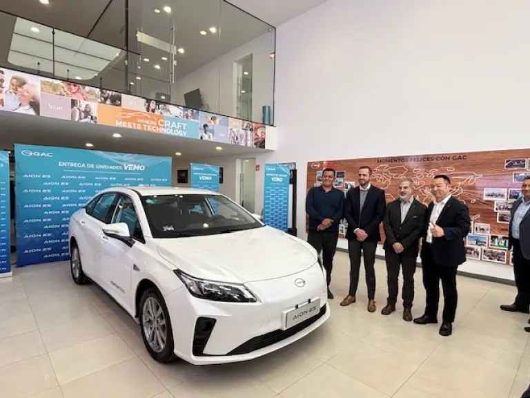 Aion es una submarca del grupo automotriz GAC que se especializa en la producción y desarrollo de unidades a batería. Foto EE: Marcos Martínez