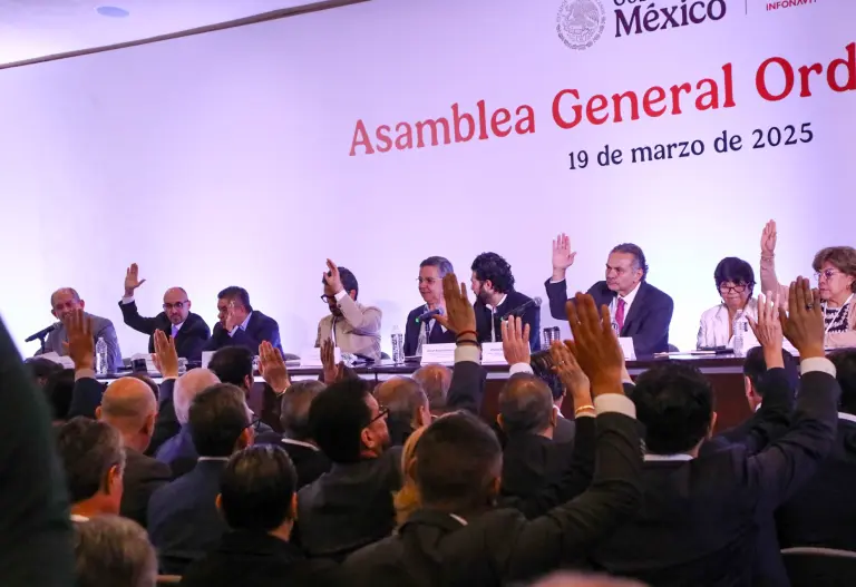 La Asamblea General del Infonavit estaba prevista para realizarse en diciembre del 2024, pero se postergó por la discusión de la reforma a la ley del organismo.
