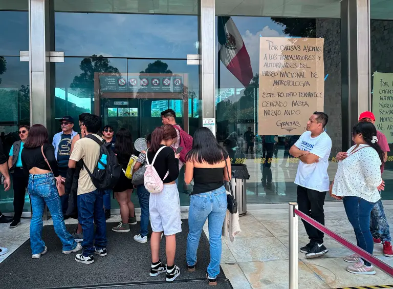 El Museo Nacional de Antropología amaneció cerrado al público este miércoles 4 de junio, cuando le fue otorgado el Princesa de Asturias de la Concordia.