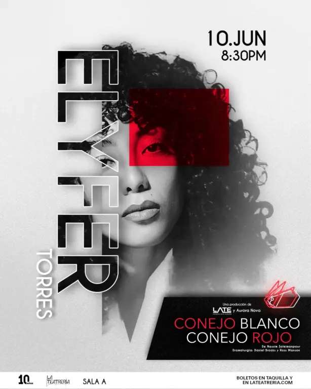 Cartel Elyfer Torres.