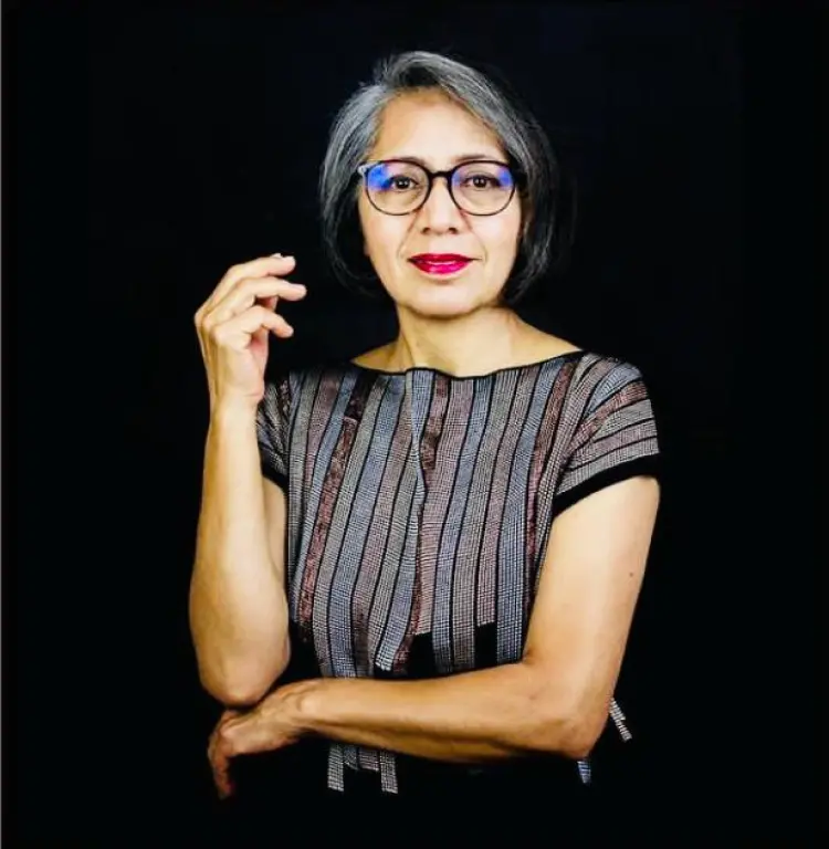 María Ávila, fundadora de Toton Textil, apoya aproximadamente a 80 artesanas de 12 regiones de Chiapas