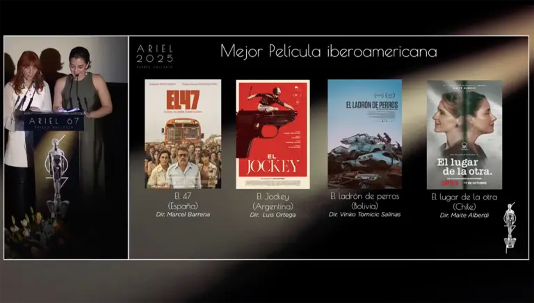 Nominaciones del Ariel 2025 a Mejor película iberoamericana.