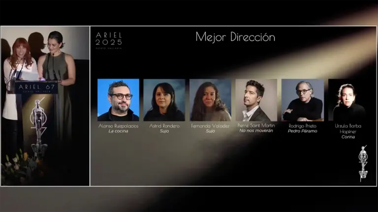 Nominaciones del Ariel 2025 a mejor dirección.