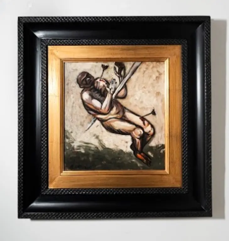 Hombre herido (1937) José Clemente Orozco. Foto: Cortesía