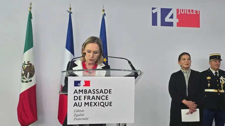 Delphine Borione, embajadora de Francia en México.
